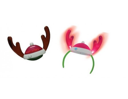 CandyRific  Light Up Christmas Reindeer Antlers