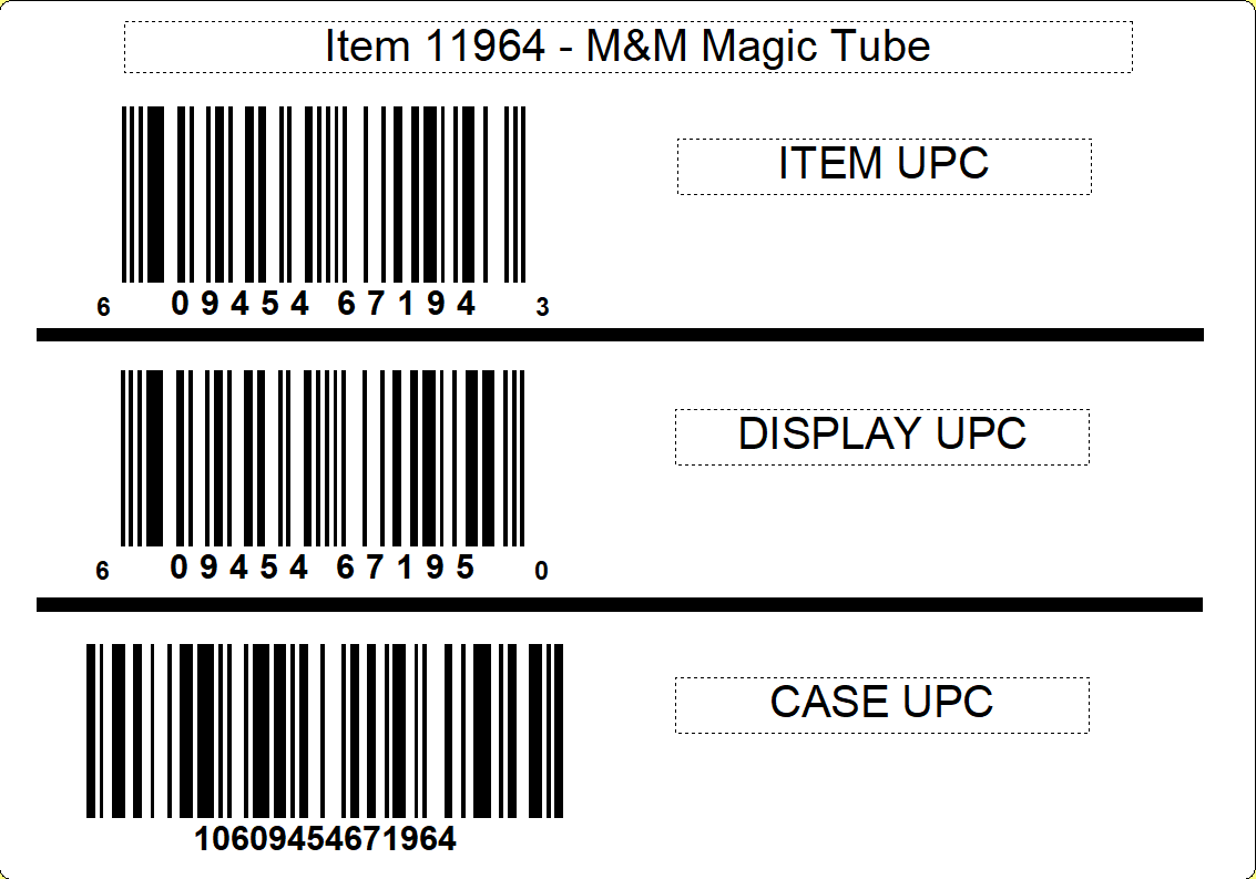 M&M'S® Magic Tube Dispenser