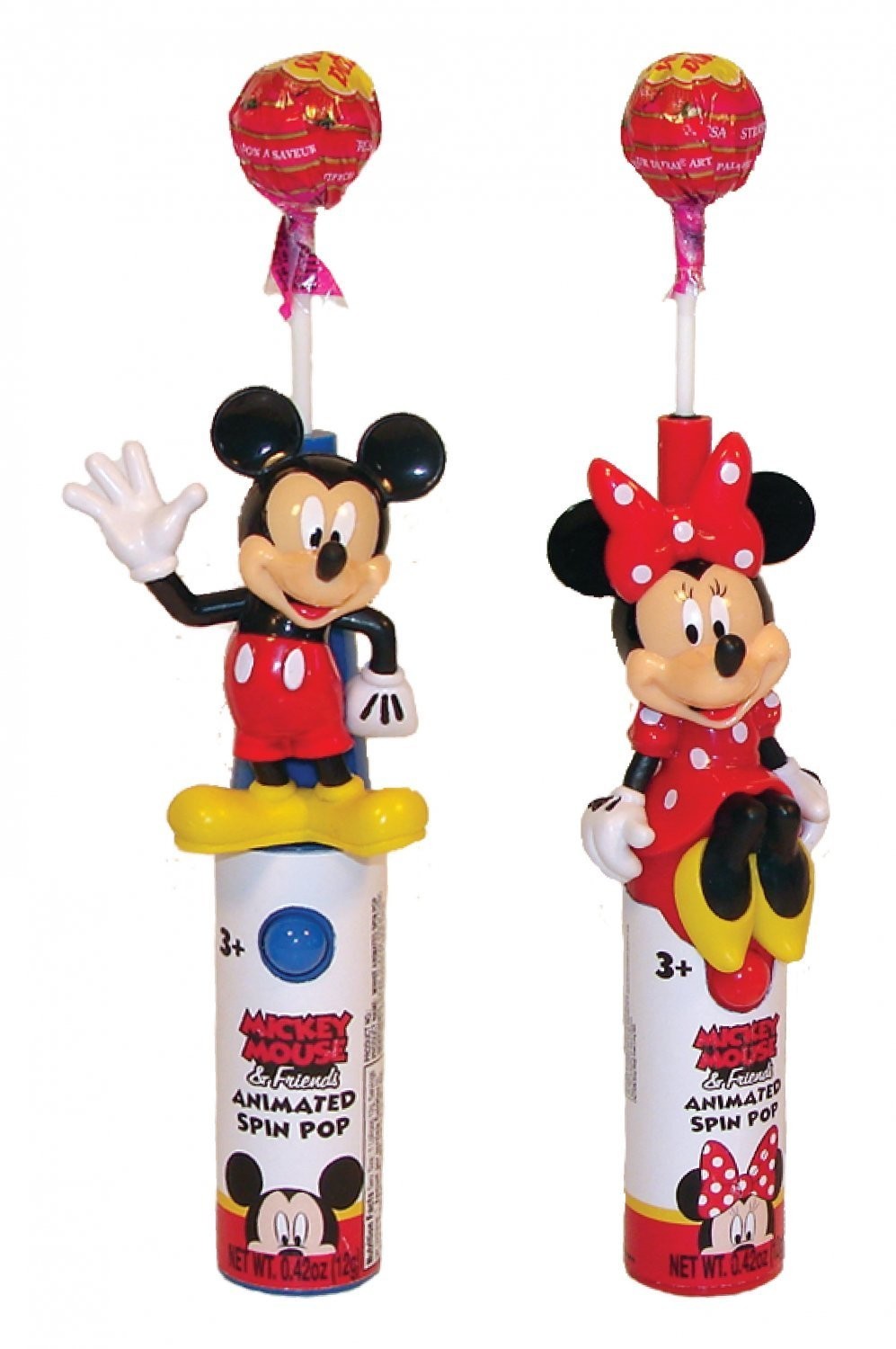 ©Disney Mickey & Friends Animated Spin Pop with candy