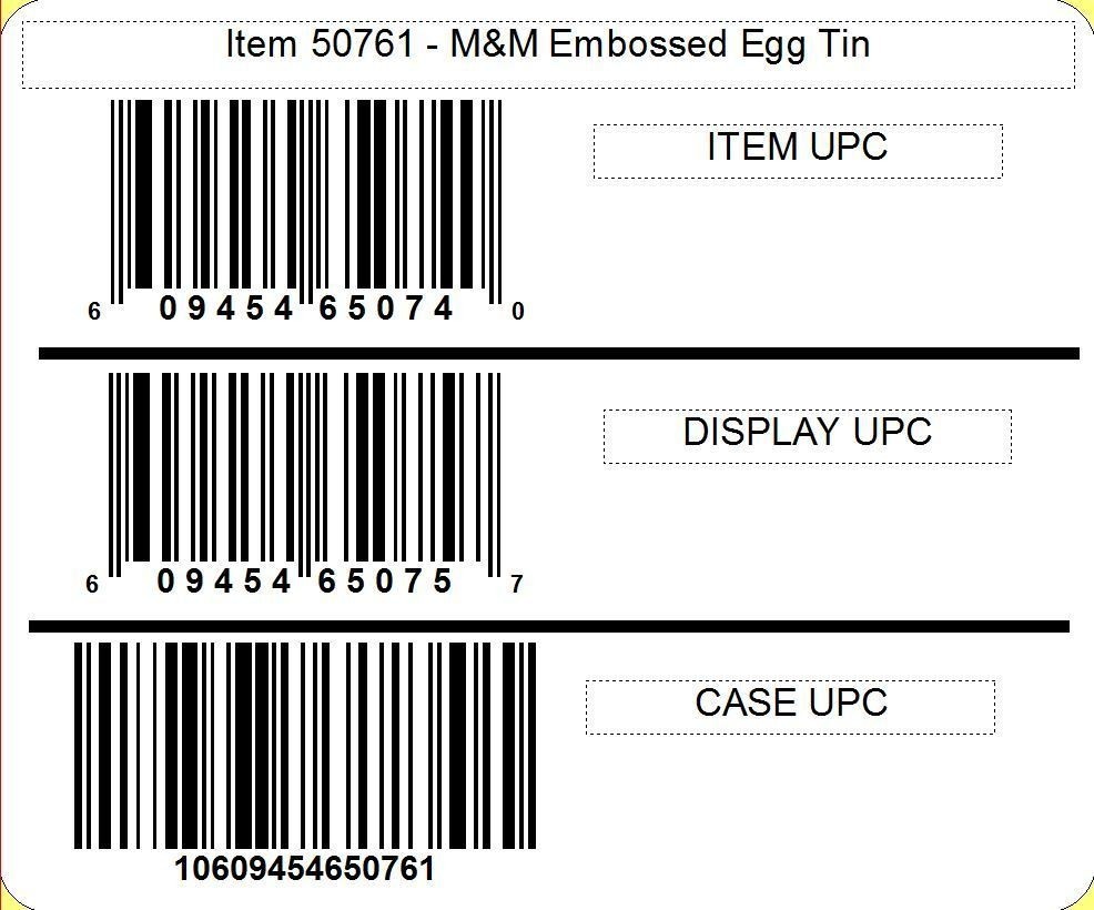 M&M'S® M&M'S® Easter Embossed Egg Tin