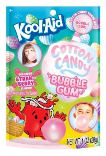 Kool-Aid Easter Cotton Candy Bubble Gum Peg Bag