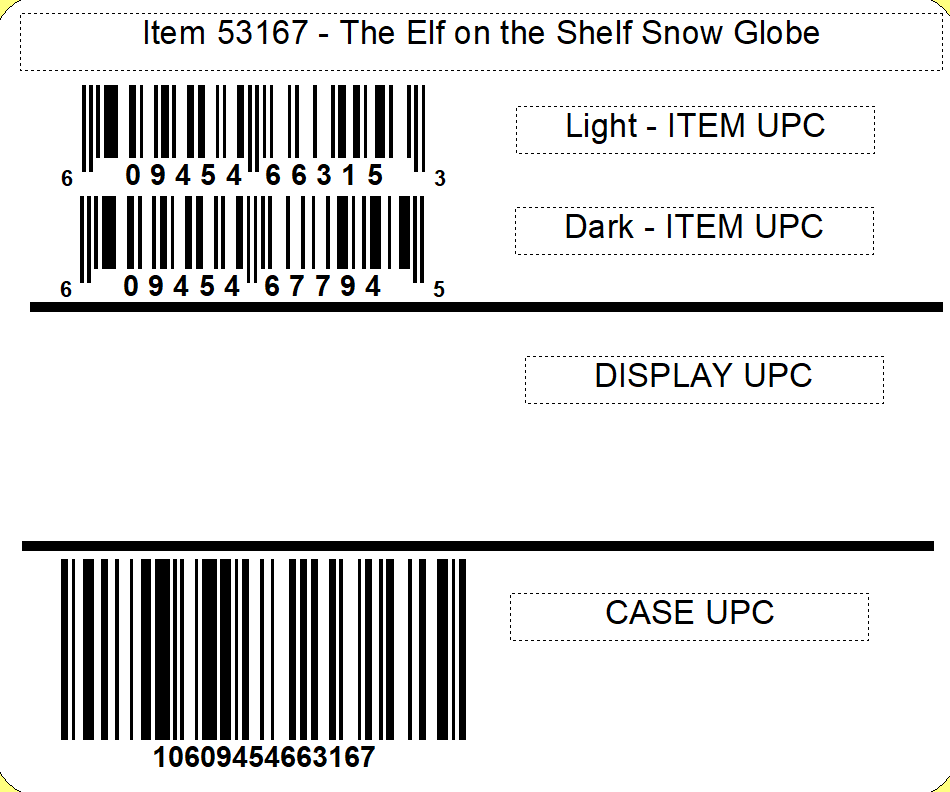 The Elf on the Shelf® Snow Globe