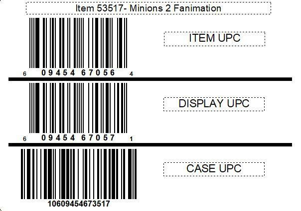 Universal Minions 2 Fanimation, 2/12ct