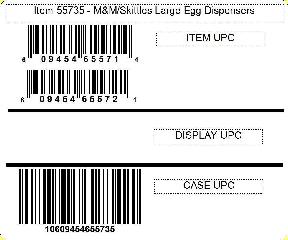 M&M'S® M&M'S® /Skittles Large Egg Dispensers