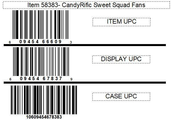 CandyRific  Sweet Squad Fan, 3/6ct