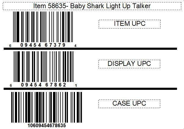 Nickelodeon Baby Shark Talker, 3(6)ct