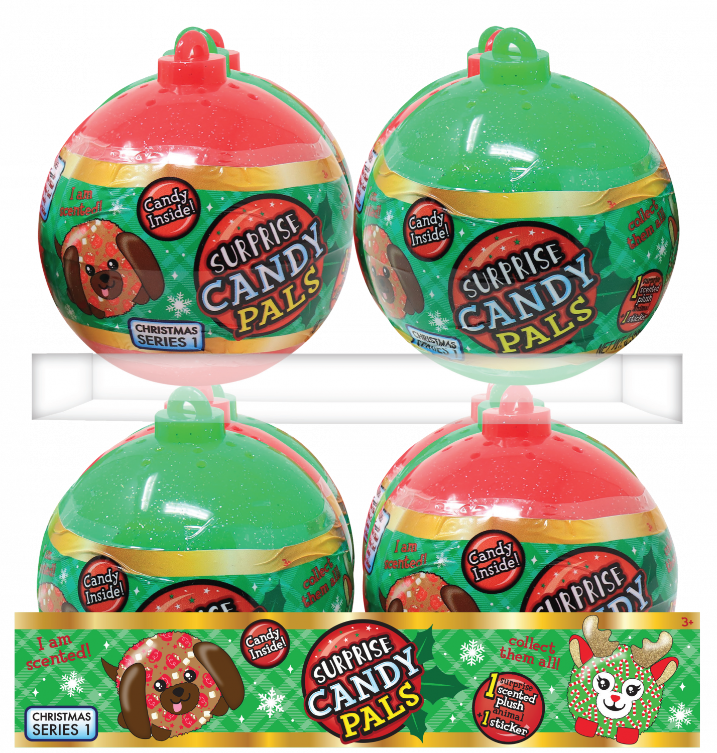 CandyRific  Christmas Surprise Candy Pals - Series 1