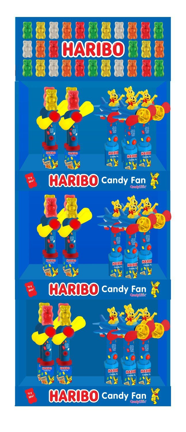 Haribo® Assorted Fan Display Panel, 24ct