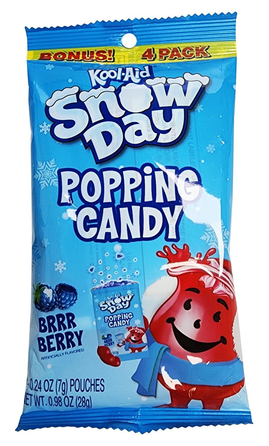 Kool-Aid Snowy Day 4Pk. Popping Candy Bag