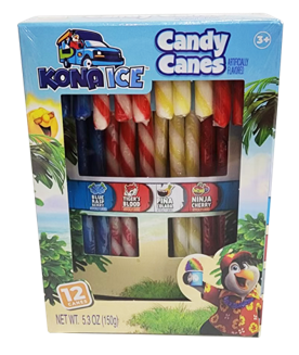Kona Ice Assorted 12ct. Candy Canes 