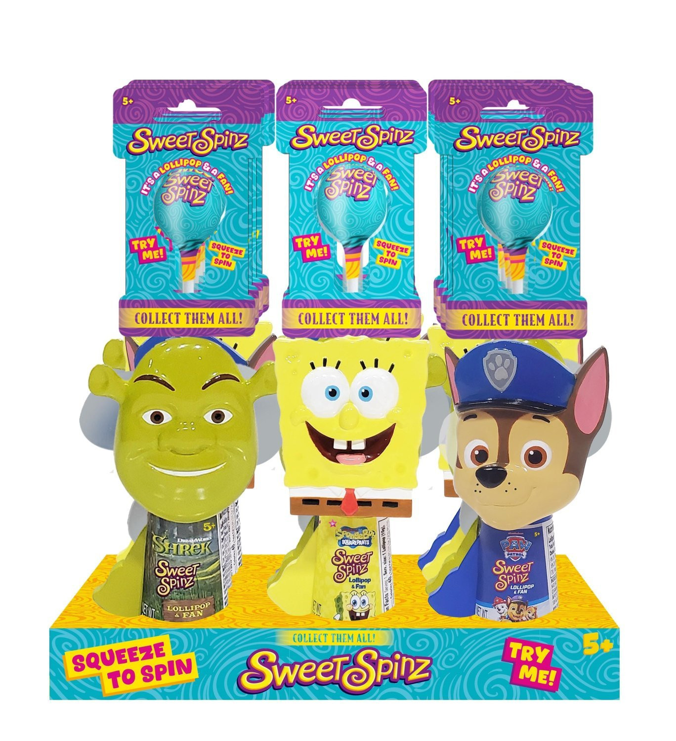 Universal-DreamWorks Licensed Assorted Sweet Spinz