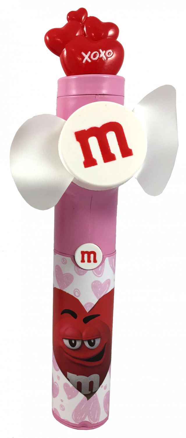 M&M Christmas Tube Fan 0.46 oz.