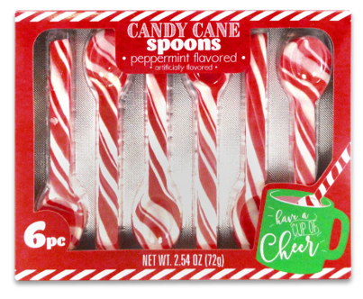 CandyRific  Peppermint Candy Spoons 6-PK Box