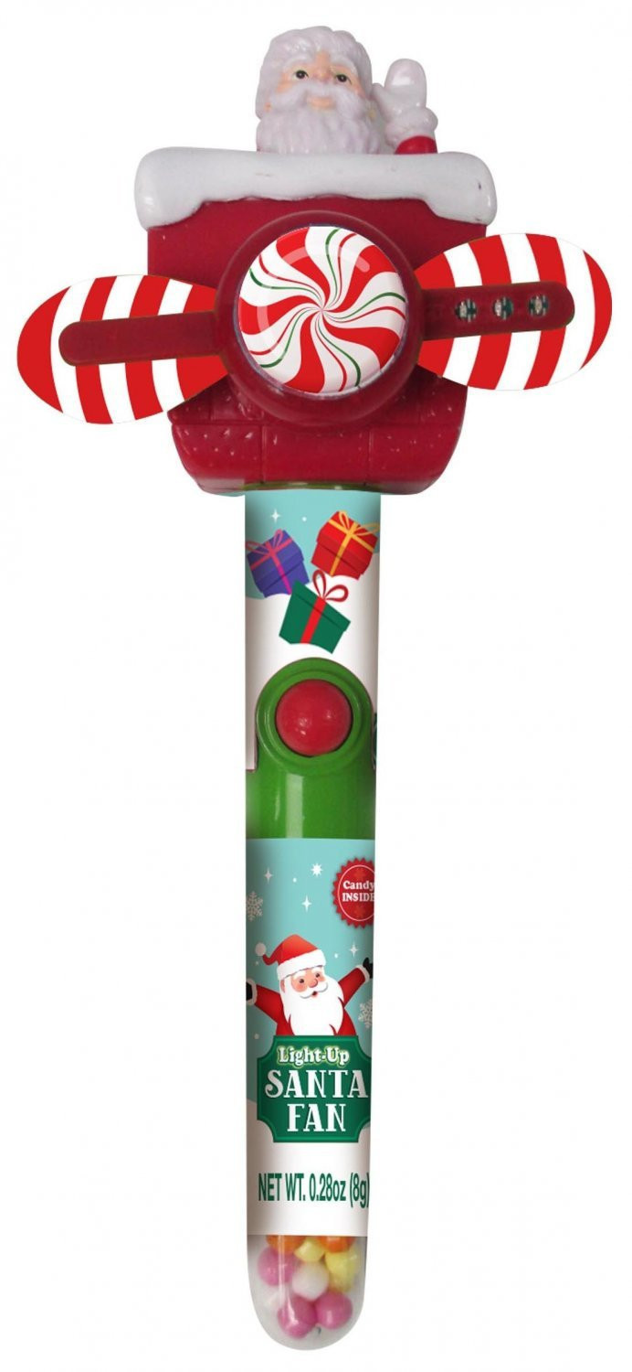 CandyRific  Santa Light Up Fan