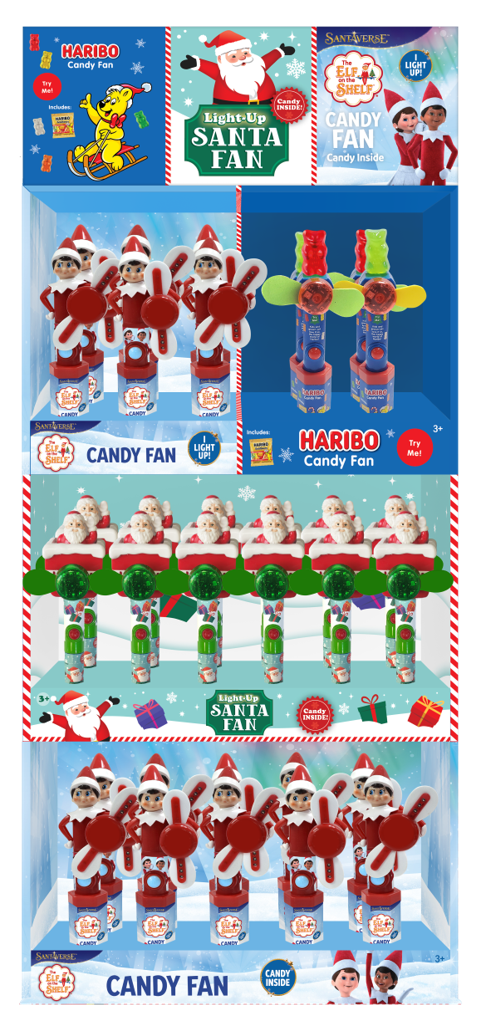 Haribo&reg; Christmas Fan Display Panel