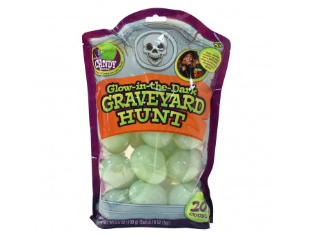 CandyRific  Glow in the Dark Halloween Graveyard Hunt, 20ct.