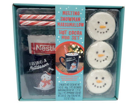 CandyRific  Melting Snowman Marshmallow Set with Mug