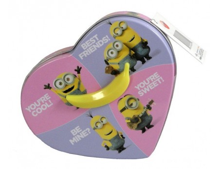 Universal Minions Valentine Spinning Tin