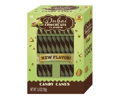 CandyRific  Dubai Chocolate 12ct. Candy Canes 