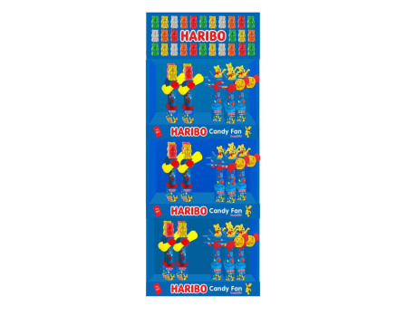 Haribo® Assorted Fan Display Panel, 24ct