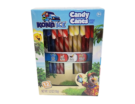 Kona Ice Assorted 12ct. Candy Canes 