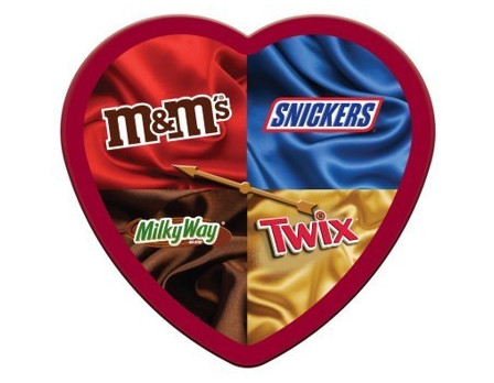 M&M'S® Mars Spinning Heart Tin