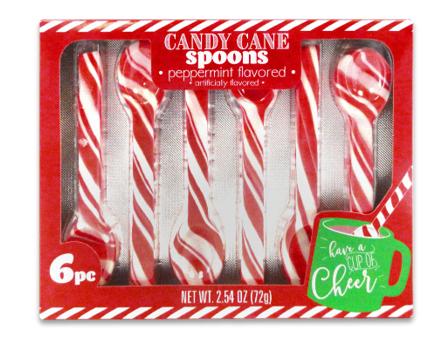 CandyRific  Peppermint Candy Spoons 6-PK Box