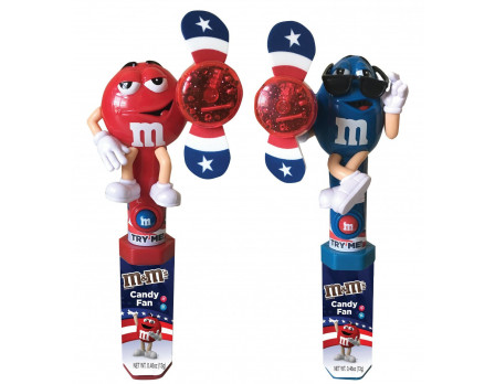 M&M'S® M&M'S ® Red, White & Blue Character Fan