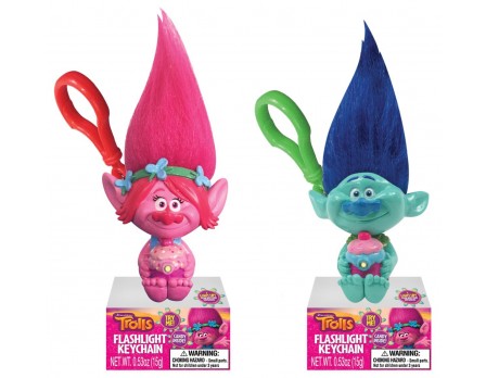 Dreamworks Trolls Character Flashlight, 2/12ct