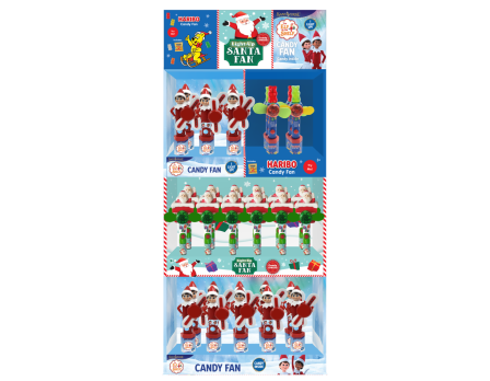 Haribo&reg; Christmas Fan Display Panel